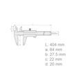 530-119 12" X 300mm VERNIER CALIPER thumbnail-2