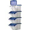 MULTI-FUNCTIONAL CONTAINERS BLUE LIDS 50L PK4 thumbnail-0