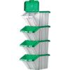 MULTI-FUNCTIONAL CONTAINERS GREEN LIDS 50L PK4 thumbnail-0