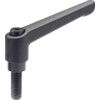 GN300-92-M12-32-SW ADJ HAND LEVER; BLACK, MALE thumbnail-0