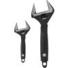 6"/10" WIDE JAW ADJUSTABLE WRENCH SET thumbnail-1