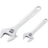 6"/10" CHROMED DROP FORGEDADJUSTABLE SPANNER SET thumbnail-0