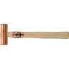 24-5702 SOLID COPPERCYLINDICALMALLET (WOOD HANDLE) thumbnail-0