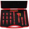 INSULATED VDE REVERSIBLE RATCHETSAFETY TOOL SET 3/8"SQ/DR 14-PCS thumbnail-1