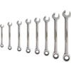 8-19mm DOUBLE RATCHET COMBINATIONSPANNER SET 8-PCE thumbnail-0