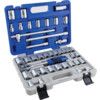 1/2" SQ.DR. 41 PCMETRIC,WHITWORTH & AF SOCKET SET thumbnail-0