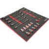 23PCS RATCHET SPANNER &SOCKETSETWITH FOAM  M1832 thumbnail-0