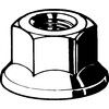 M5 FLANGED HEX NUT BZP (10)  thumbnail-2