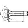 M2x16 SLOTTED CSK SCREW A2  thumbnail-2