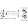 M5x16 POZI RSD CHEESE HEAD SCREWBZP (GR-4.8) thumbnail-2