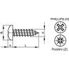 ST4.2x38mm POZI PAN HEAD TAPSCREW BZP thumbnail-2