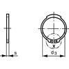 PIERSCIENIE OSADCZE SPREZYNUJACE ZEWN. 6mm DIN 471 thumbnail-2