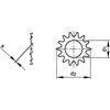 M4 EXTERNAL TOOTH LOCK WASHER -BZP DIN 6797A thumbnail-0