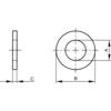 M8 FORM-A WASHER - BRASS DIN125-1A thumbnail-2