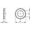 M12 FORM-A WASHER SINGLE CHAMFER- STEEL - BZP DIN 125-1B thumbnail-0