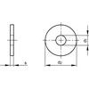 M12x35x1.5 MUDGUARD / REPAIR /PENNY WASHER A2 thumbnail-3