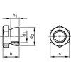 M10-SW17 SECURITY SHEAR NUT A2  thumbnail-0