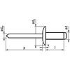 NITY ALUMINIOWE DLUGIE3.2 x 12mm (PUDELKO50) thumbnail-1