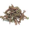 6.00 X 130 GOLD-ZP FIBREBOARD SCREWS (BOX-100) thumbnail-2