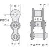 40-1 STAINLESS ROLLERCHAIN - DIN8188 (5MTR) thumbnail-1