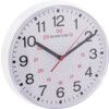 QUANTUM 950 8.5" ROUND WHITE 24-HOUR QUARTZ CLOCK thumbnail-0