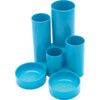 Q CONNECT 6 TUBE PLASTICDESK TIDY BLUE thumbnail-0