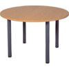 SATURN MEETING TABLE CIRCULAR 1200x75mm LIGHT OAK thumbnail-0