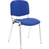 CONFERENCE CHROME STACKING CHAIR CHARCOAL thumbnail-0