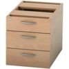 SATELLITE 3-DRAWER FIXEDPEDESTAL BEECH thumbnail-0