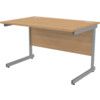 SATELLITE 1200mm SGL CANTSTANDARD DESK LIGHT OAK thumbnail-0