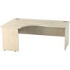 SATELLITE 1800mm LH PANELEND CRESCENT DESK MAPLE thumbnail-0