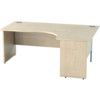 SATELLITE 1800mm RH PANELEND CRESCENT DESK MAPLE thumbnail-0