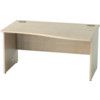 SATELLITE 1400mm RH WAVEPANEL END DESK MAPLE thumbnail-0