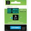 DYMO D1 TAPE 19mm BLACK ON GREEN 45809 thumbnail-0