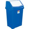 50LTR SWING TOP BIN BLUE/TEALE thumbnail-0