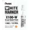 PENTEL X100W WHITE PIGMENT INK MARKER thumbnail-3