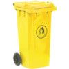 BIN.120/YELLOW 120LTR CAPACITY WHEELIE BIN thumbnail-0