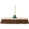 18" STIFF BASSINE BROOM WITH 48" WOODEN HANDLE thumbnail-2