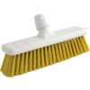 SBM300 12" STIFF POLY SWEEP BROOM HEAD YELLOW thumbnail-0