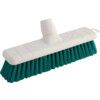 SBS300 12" SOFT POLY SWEEP BROOM HEAD GREEN thumbnail-0