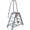 1272-006 1.46M PLATFORM LADDER C/W HANDRAIL thumbnail-0