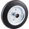 RUBBER TYRE PRESSED STEELCTR 200mm-25mmB WHEEL thumbnail-0