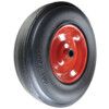 RUBBER TYRE PRESSED STEELCTR 355-25mmB WHEEL R/BRG thumbnail-0