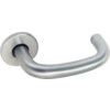 POLISHED ST/STEEL ROUND BAR LEVER ON ROSE 19mm thumbnail-0