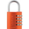 145/40 ORANGE C ALUMINIUMCOMBINATION PADLOCK thumbnail-0