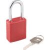 051339 SAFETY PADLOCK KEYED DIFFERENTLY RED thumbnail-0