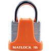 40mm 4 PIN STRONG PADLOCKORANGE thumbnail-0