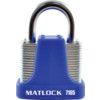 40mm 4 PIN STRONG PADLOCKBLUE KEYED ALIKE thumbnail-0