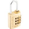 20mm BRASS COMBINATION PADLOCK 3 DIALS thumbnail-1