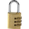 30mm BRASS COMBINATION PADLOCK (PK-4) thumbnail-0